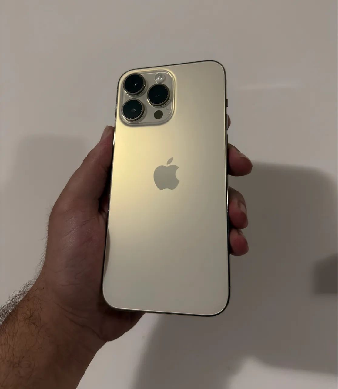 iPhone 14 Pro Max dourado 128 Gb 6 meses garantia 