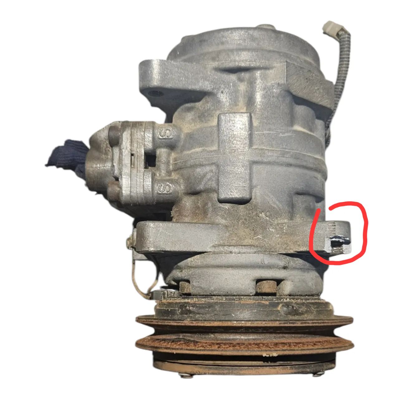 compressor de ar condicionado volkswagen worker 23220 2003. - Foto 6