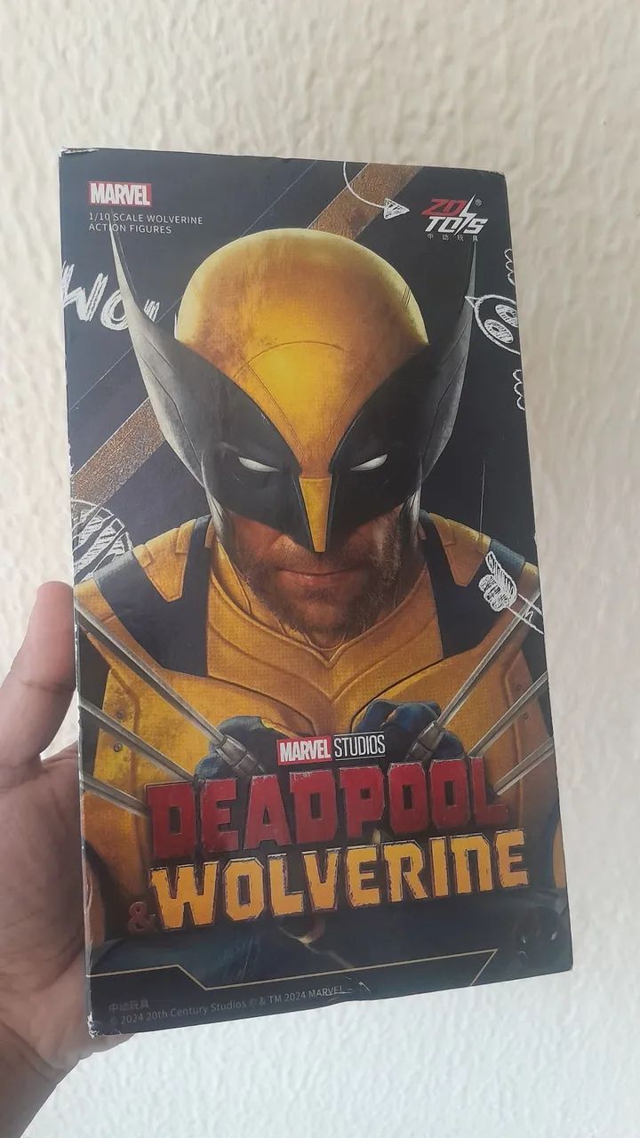 Zd toys Wolverine (Deadpool & Wolverine) 1/10 (18cm) com caixa