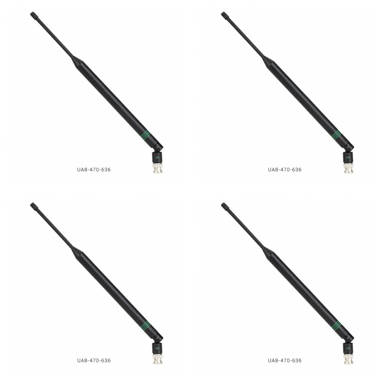 Kit 4 antenas SHURE Para Microfone Sem Fio 470-636MHz