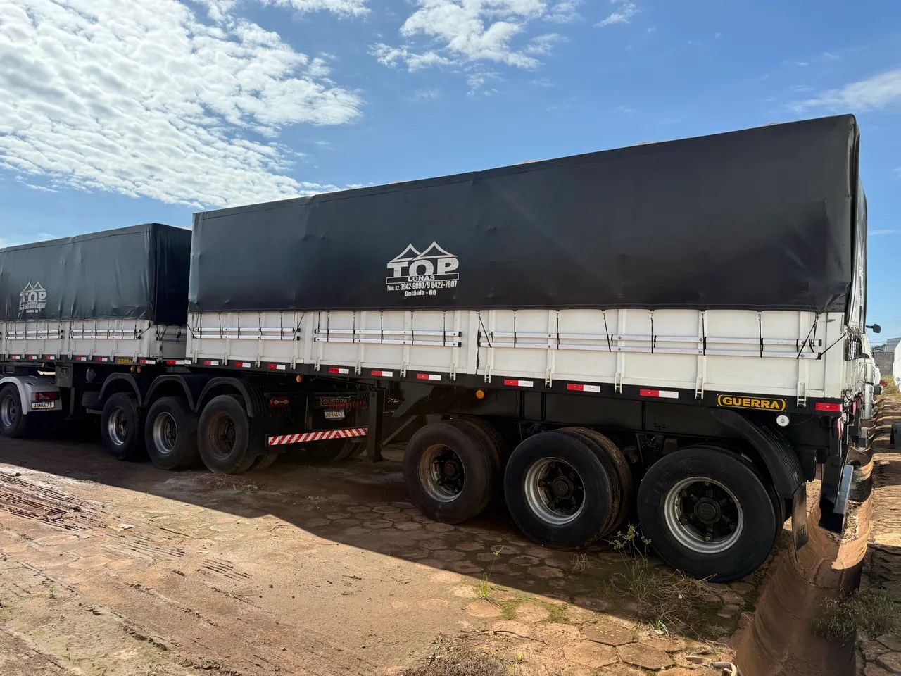 Vendo caminhão man e carreta 3 3 curta - Foto 4