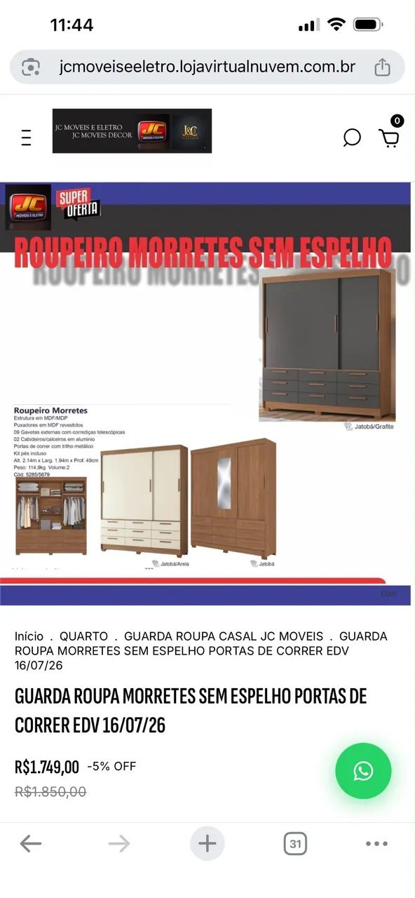 ROUPEIRO MORRETES 