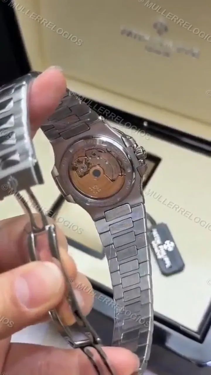 Patek Philippe Branco Base ETA + Caixa Completa - Foto 2