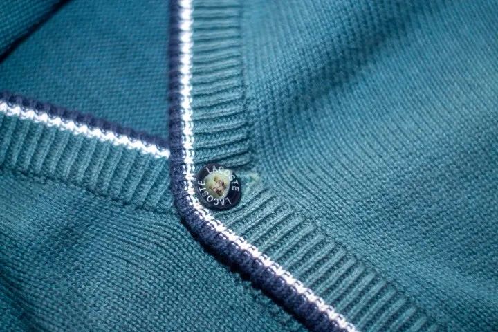 Cardigan Lacoste Verde - Tam M - Foto 4