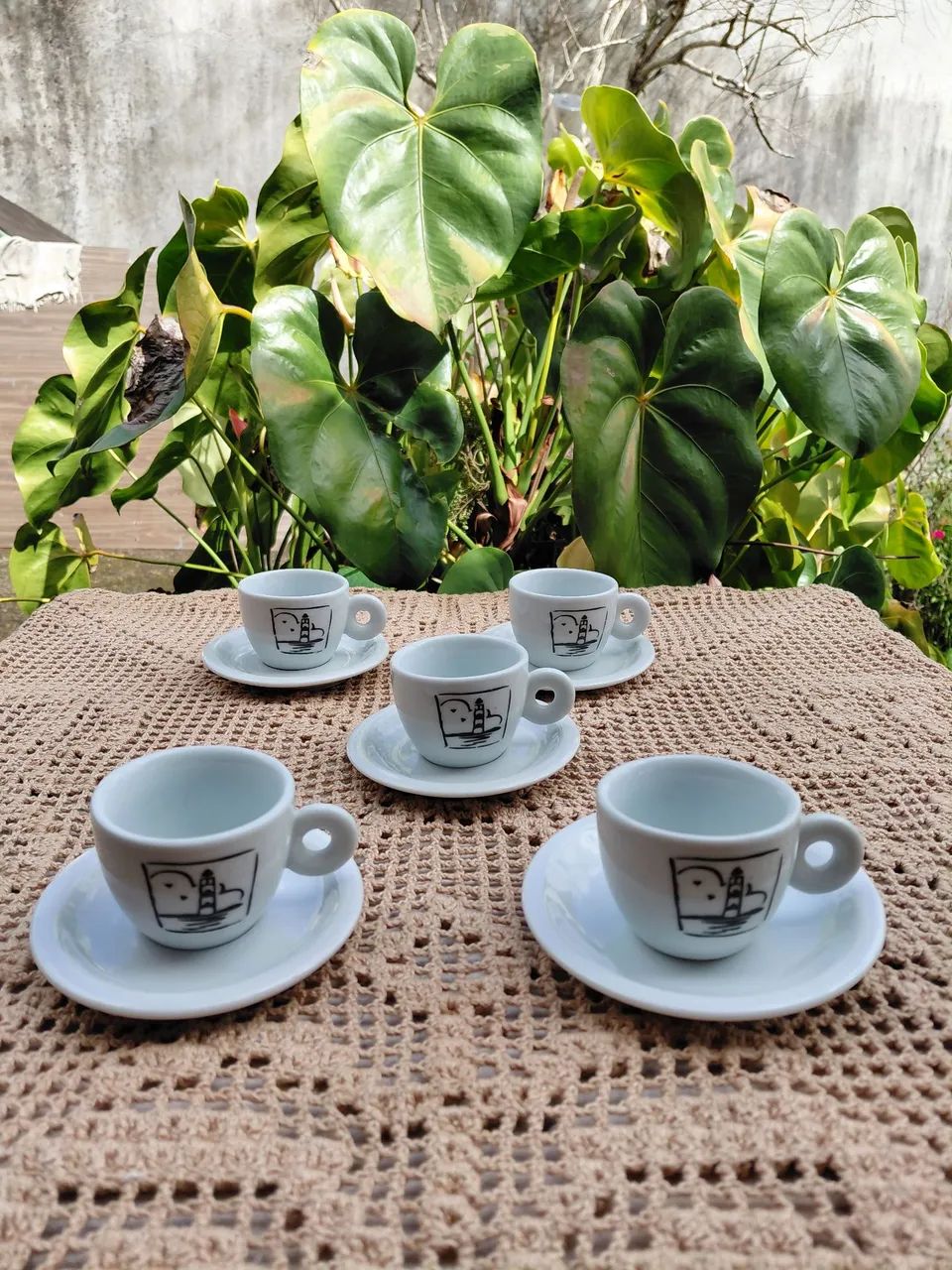 Xícaras de cafe em porcelana  - Foto 2