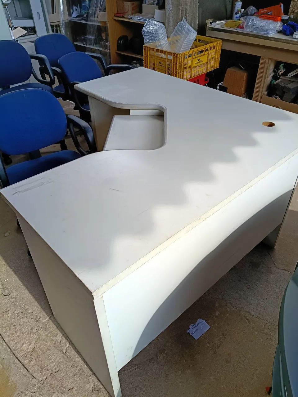 Mesa em L em Madeira  - Foto 4