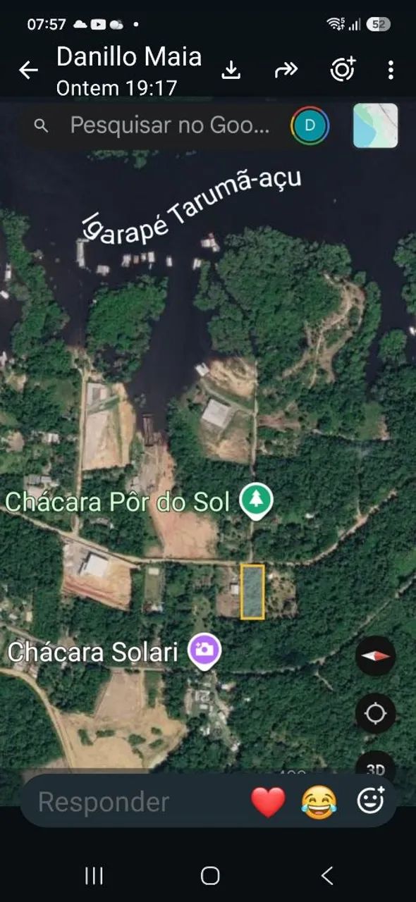 VENDO TERRENO NO TARUMA. - Foto 2