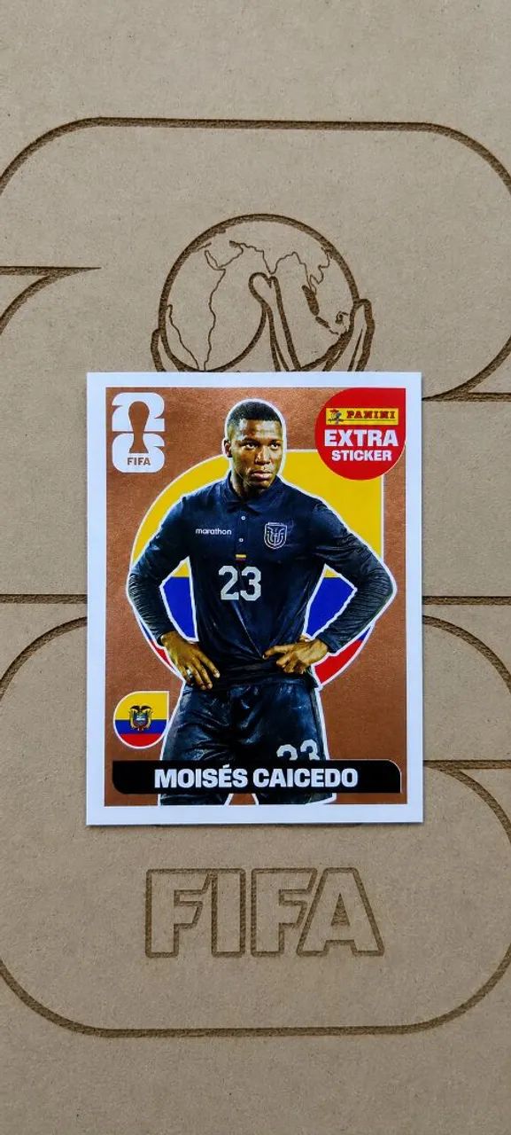 Figurinha Legend Moises Caicedo bronze 