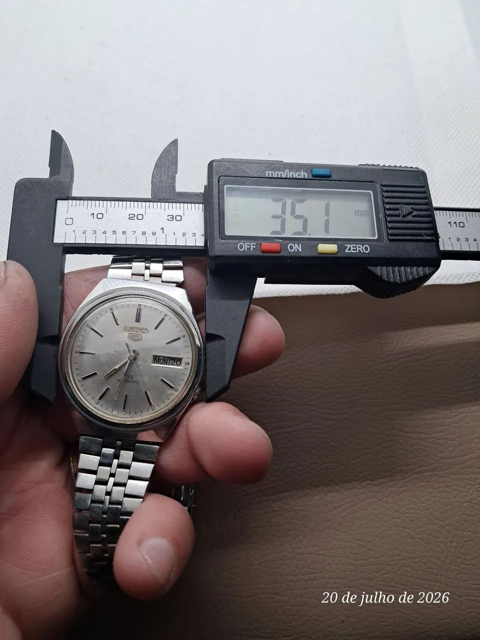 Relogio Seiko DX 7009/3030 automático  - Foto 5