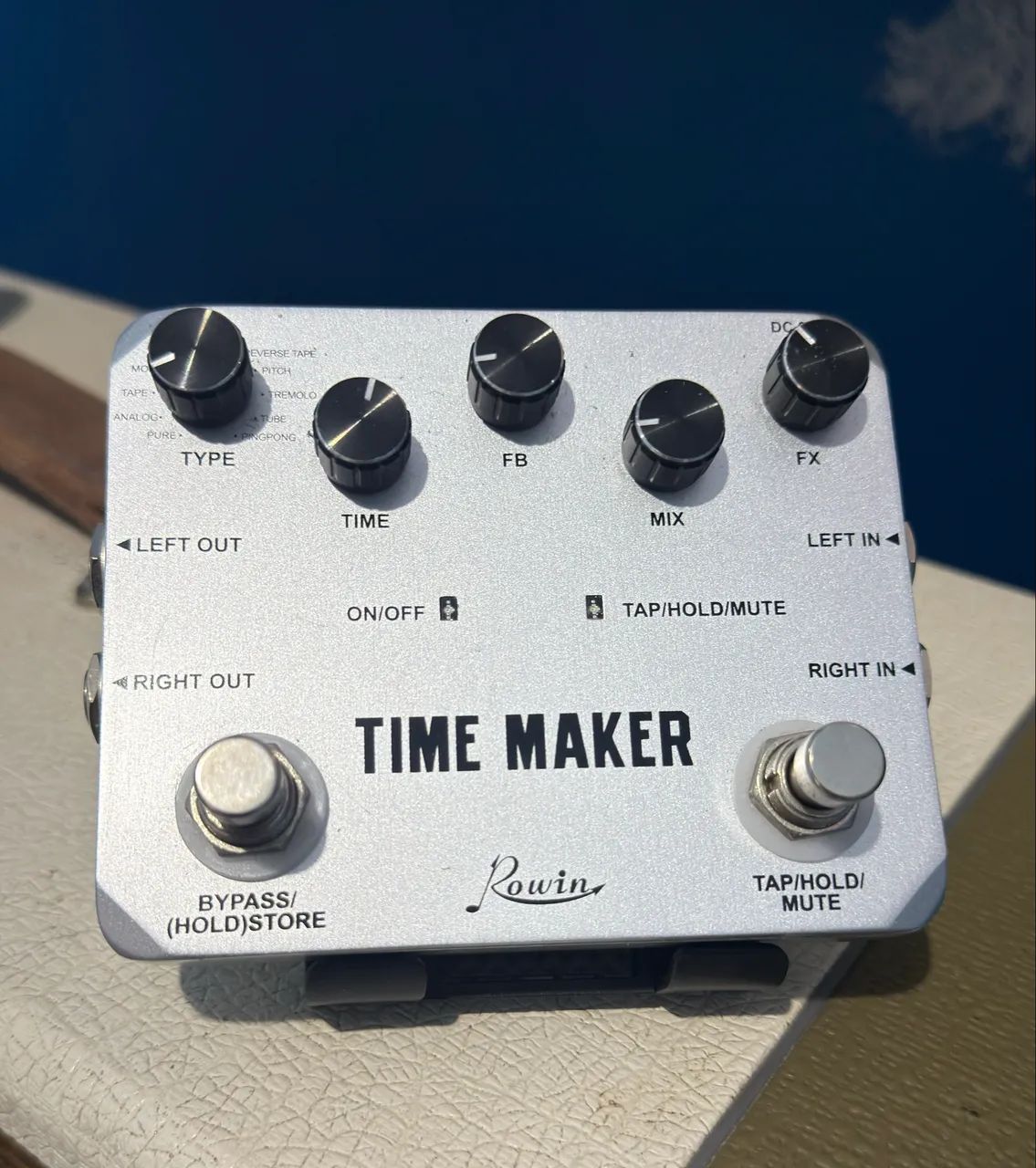 Pedal Delay Time Maker Rowin 