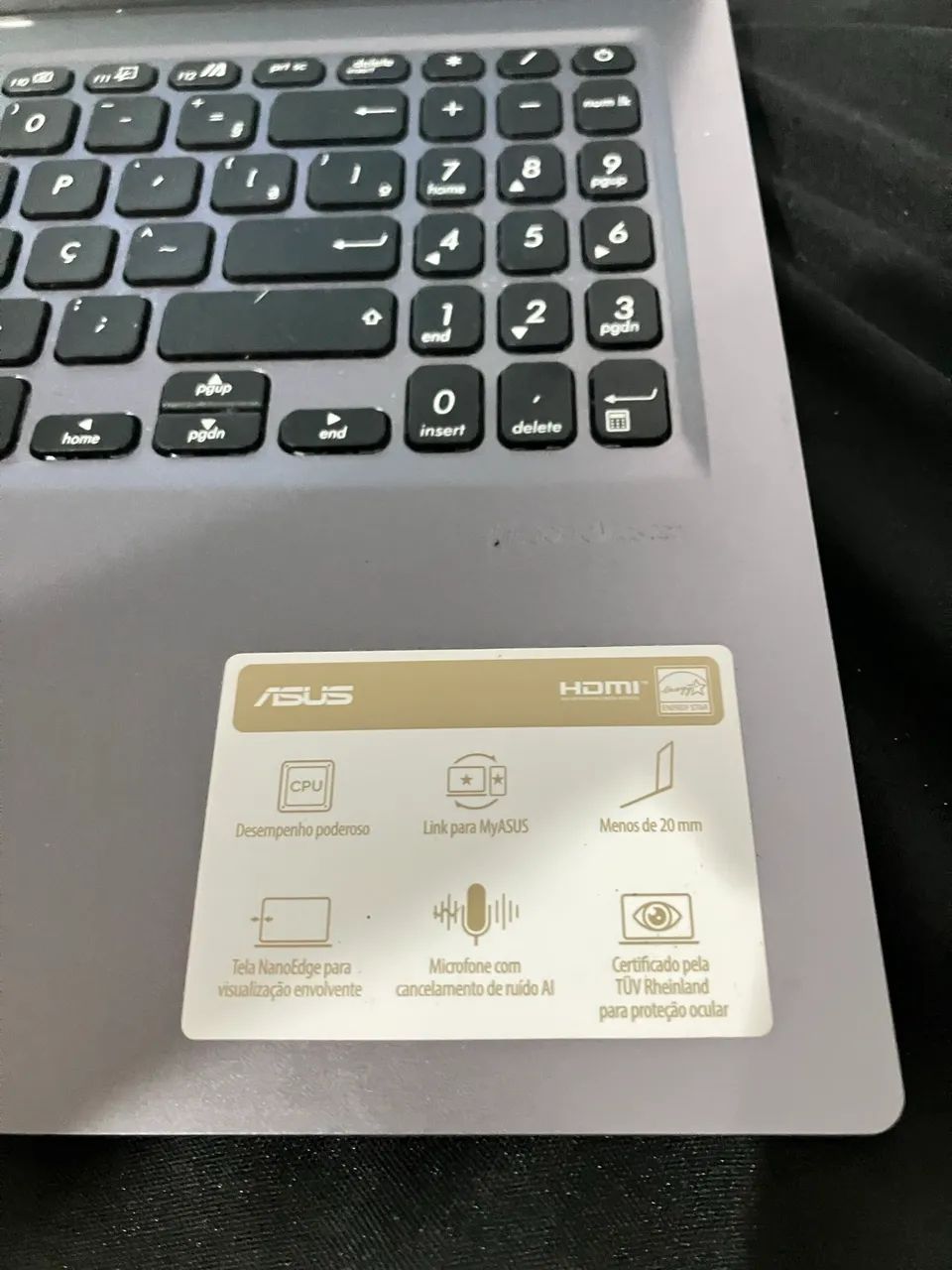 Notebook asus modelo 9461NGW - Foto 3