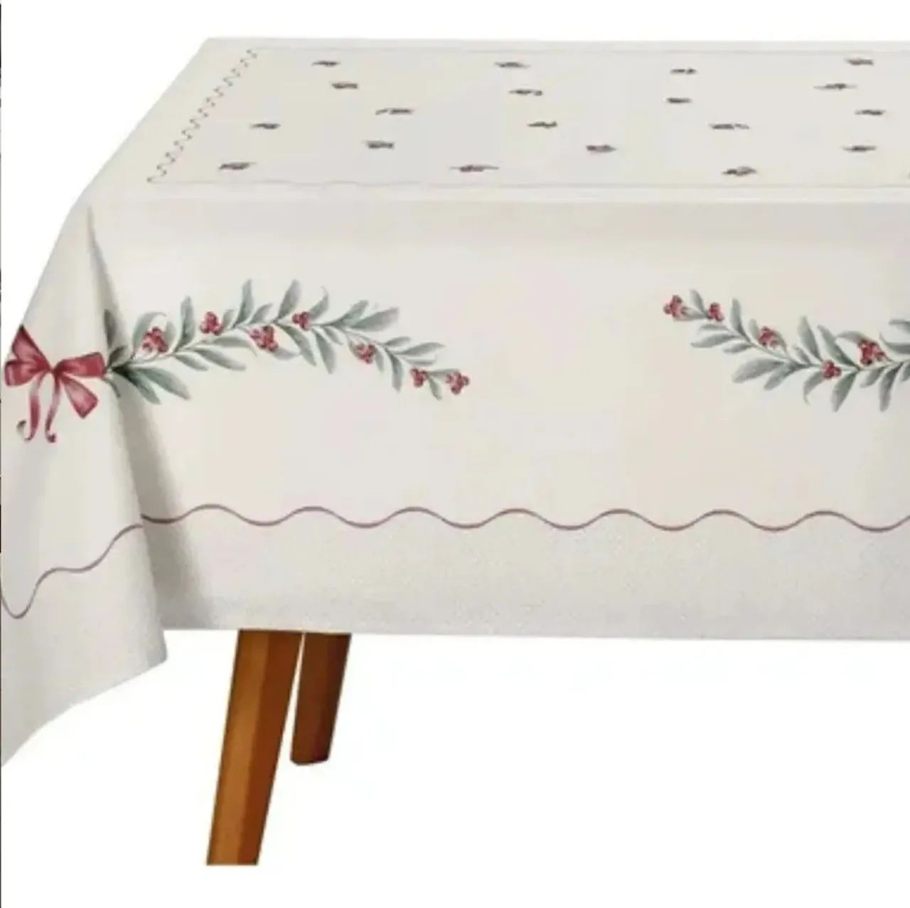 TOALHA DE MESA MATISSE NATAL 123 RETANGULAR ( 6 lugares ) <br> - Foto 4