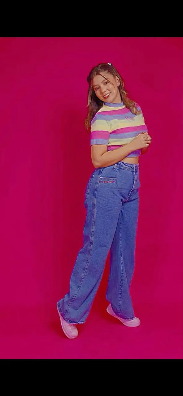Calça jeans wide leg  - Foto 2