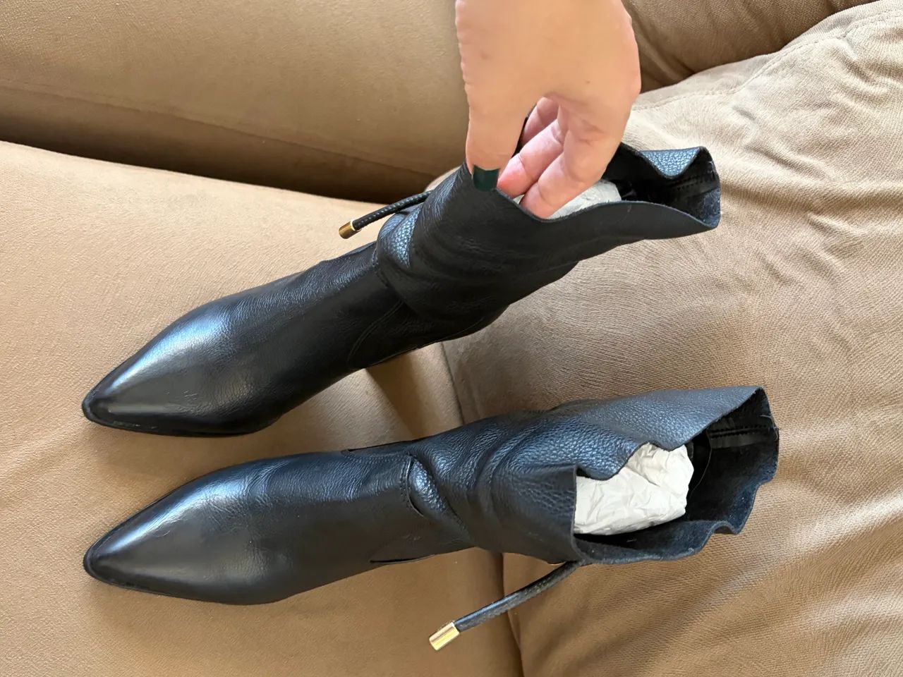 Bota Schutz -couro  - Foto 2