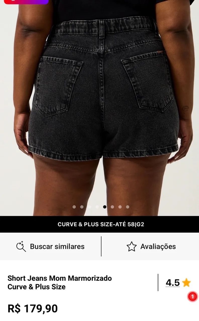 Shorts Mom Jeans Ashua  - Foto 4