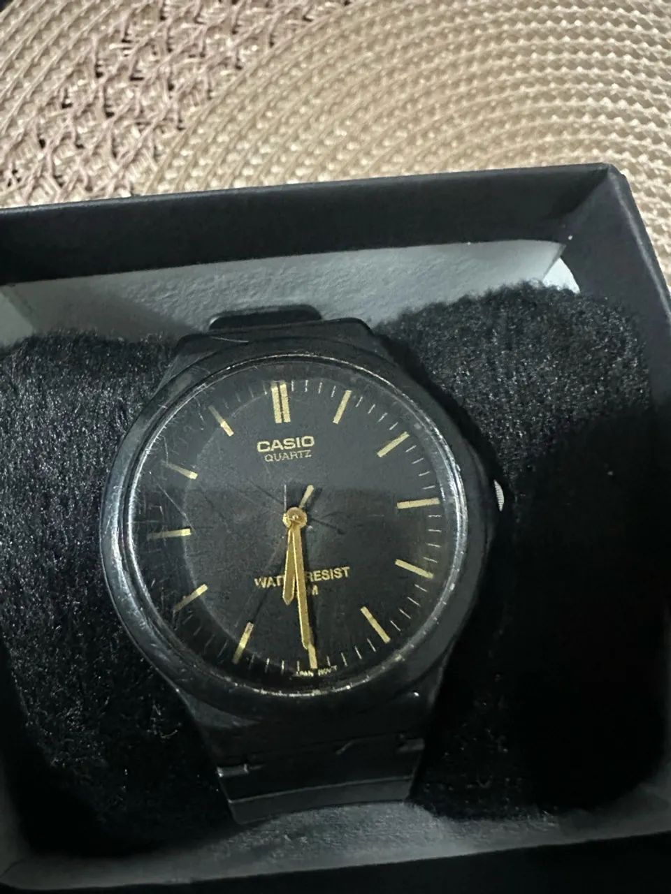 Vendo ou troco relógio casio todo preto 