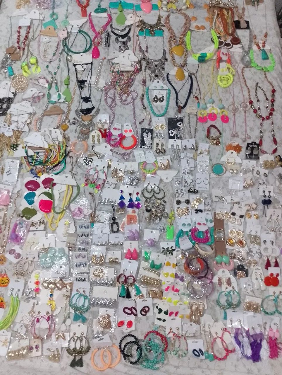 Colares brincos pulseiras lote
