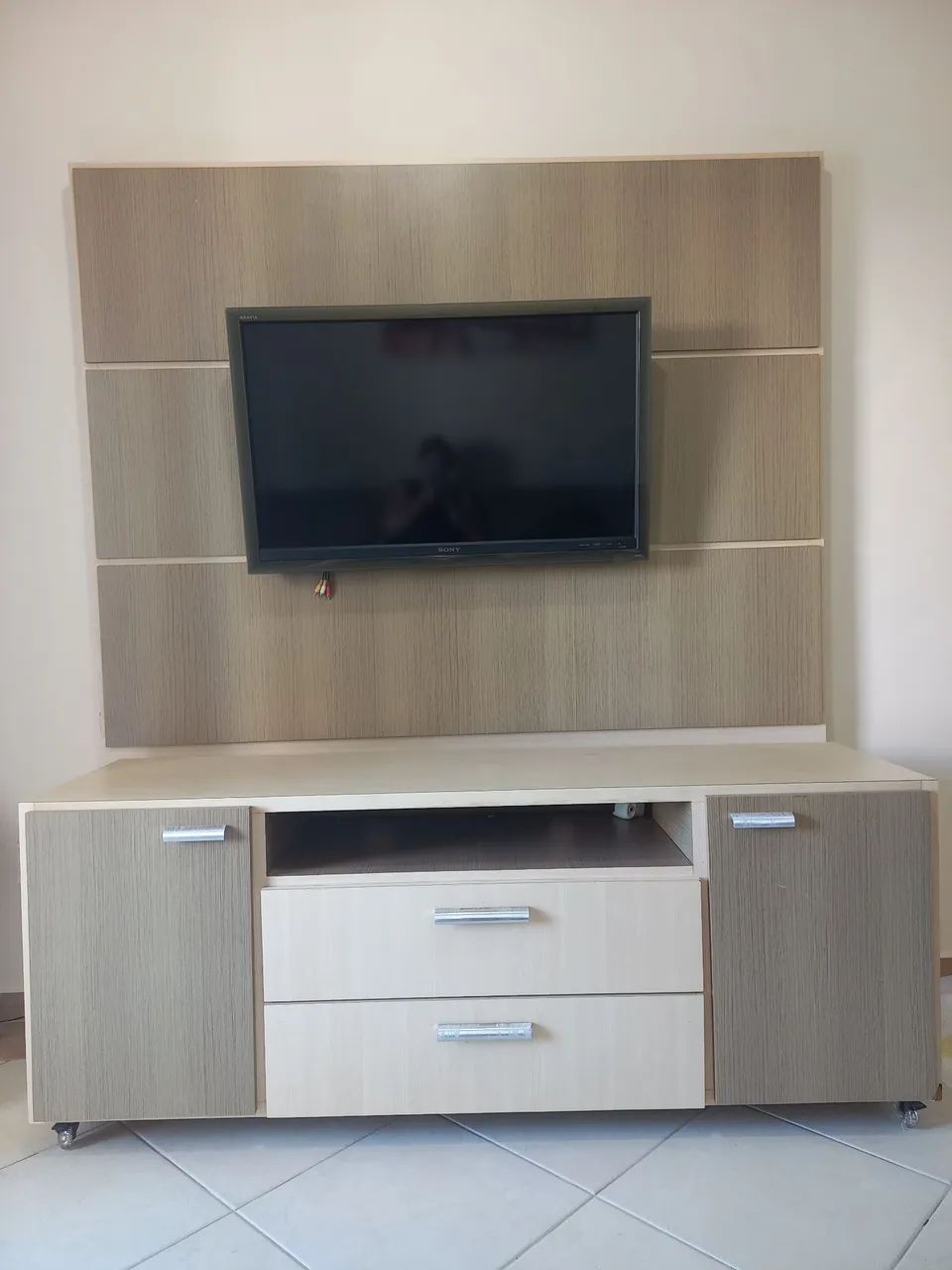 Painel para TV com Rack