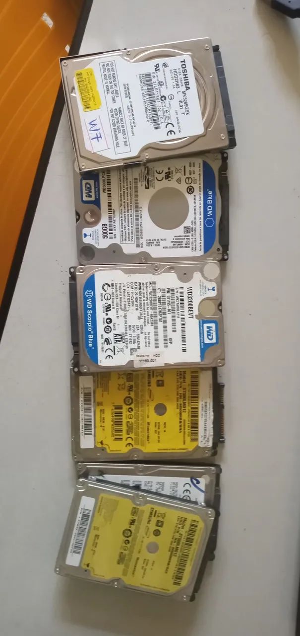 HD de Notebook (500GB ou 320GB)