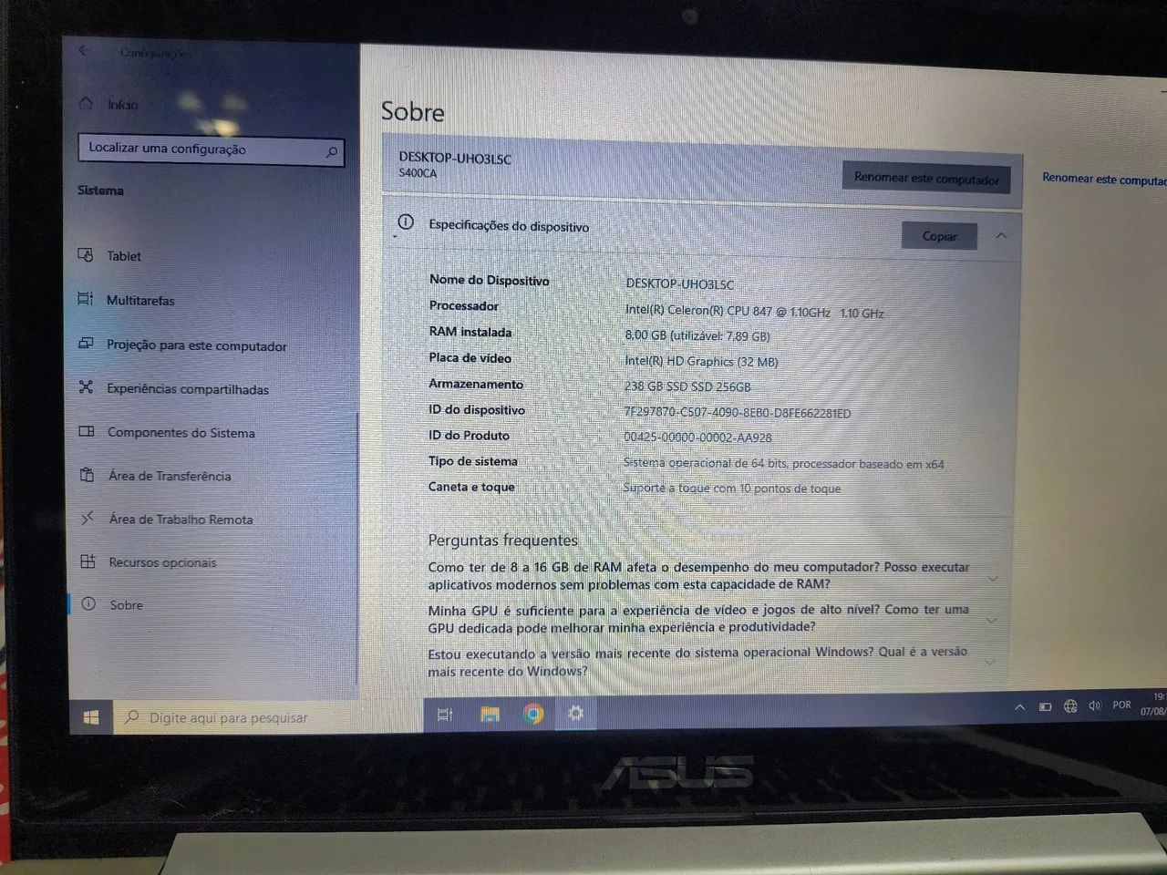 Notebook Asus  - Foto 4