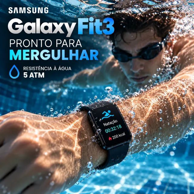 Relógio Samsung Galaxy FIT3 - Foto 3