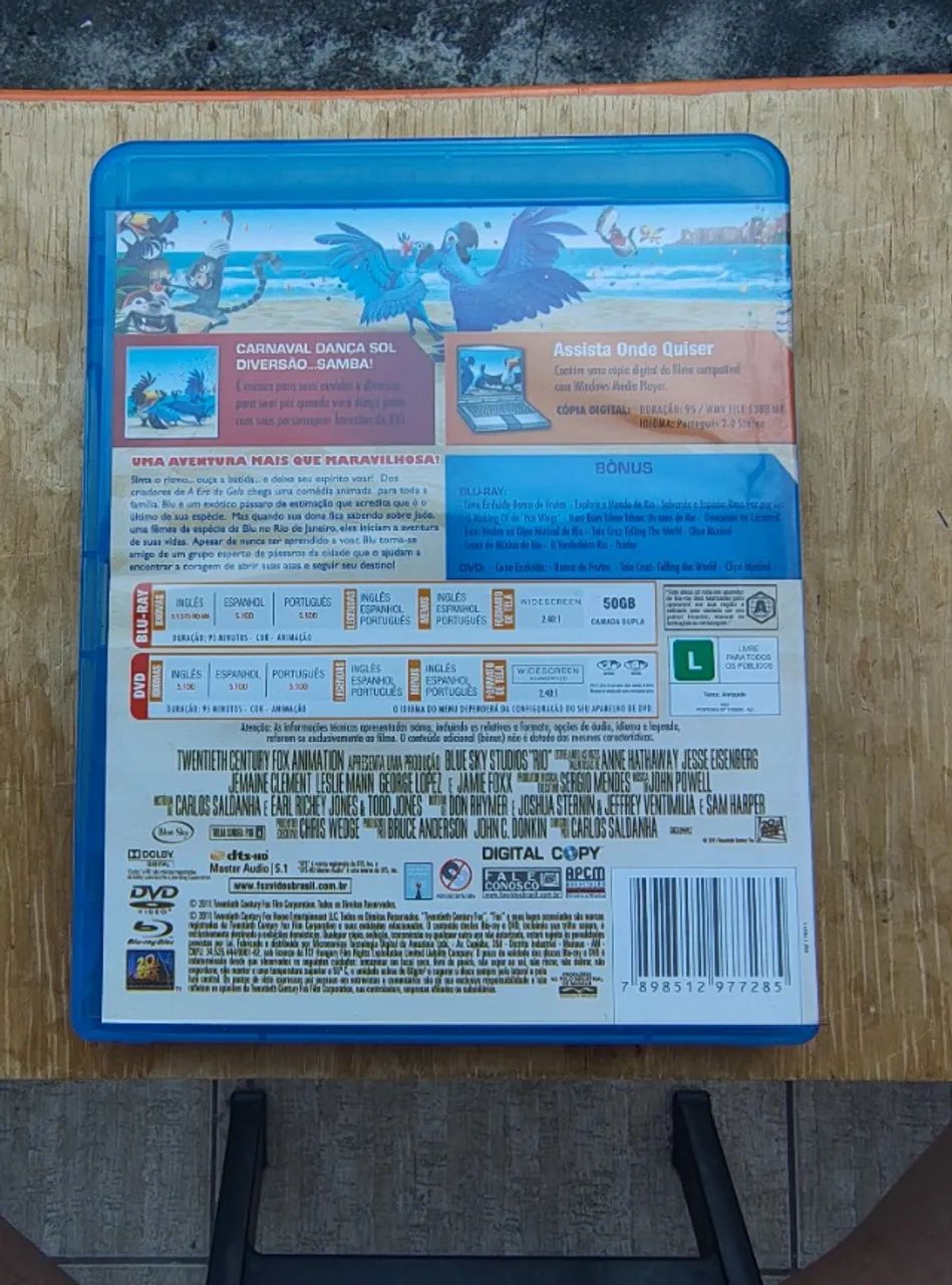 Blu-ray + DVD Rio - Foto 3