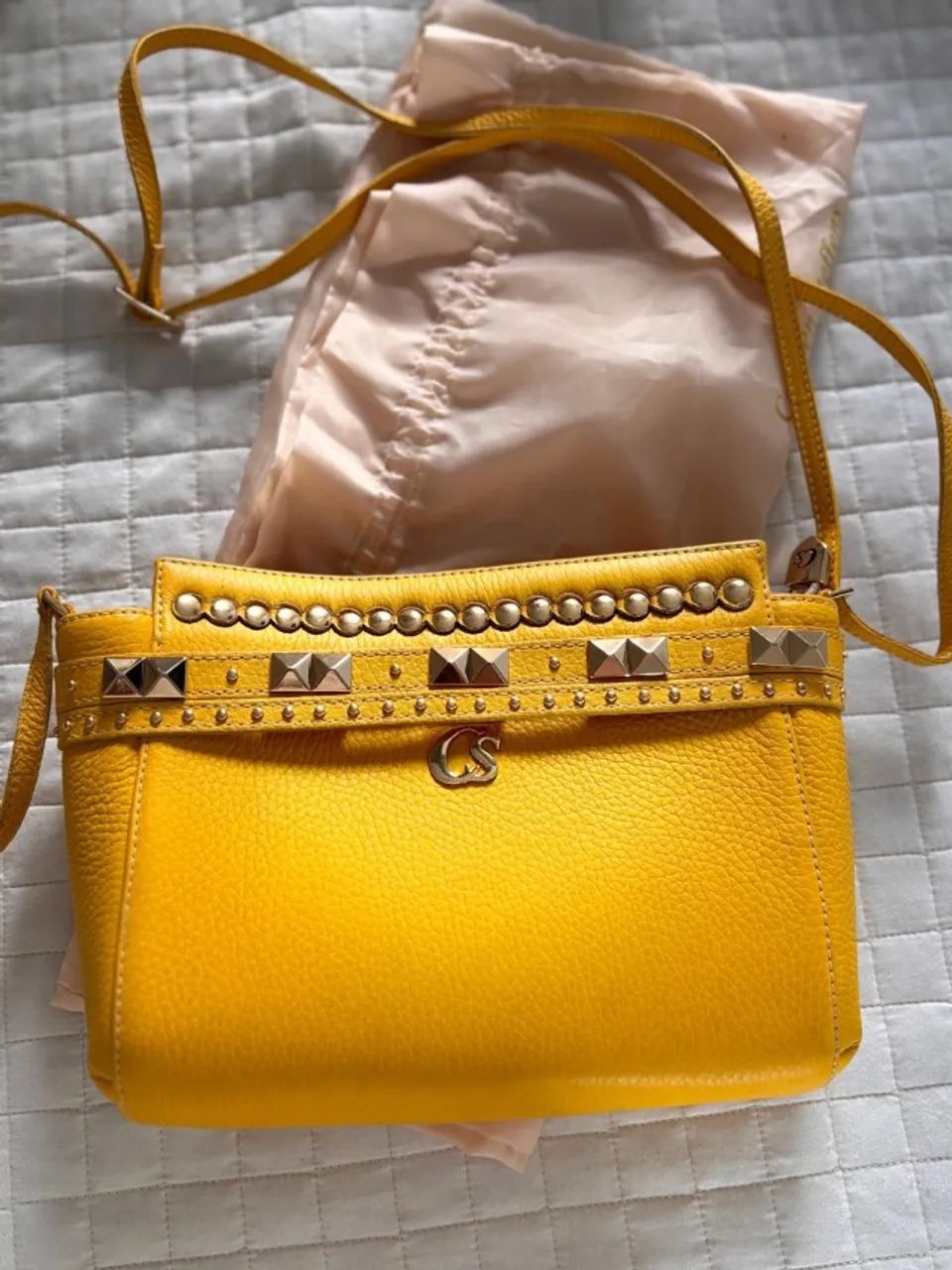 Bolsa Carmen Stefens em couro  - Foto 2