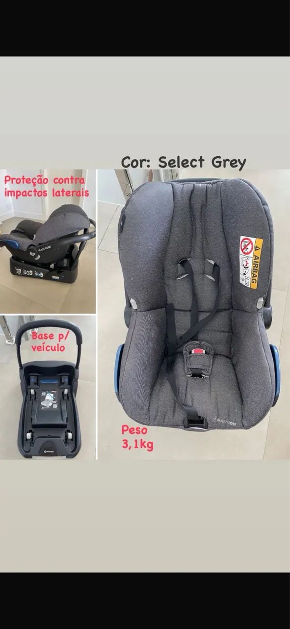 Bebê conforto com base - Foto 4