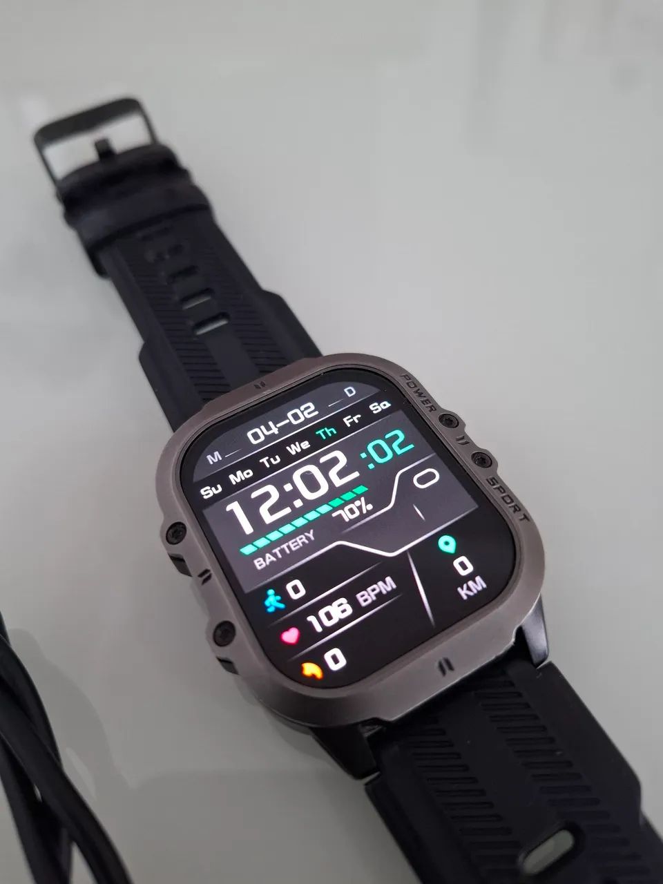 Smartwatch C26 integração com Strava e Google Fit - Foto 3
