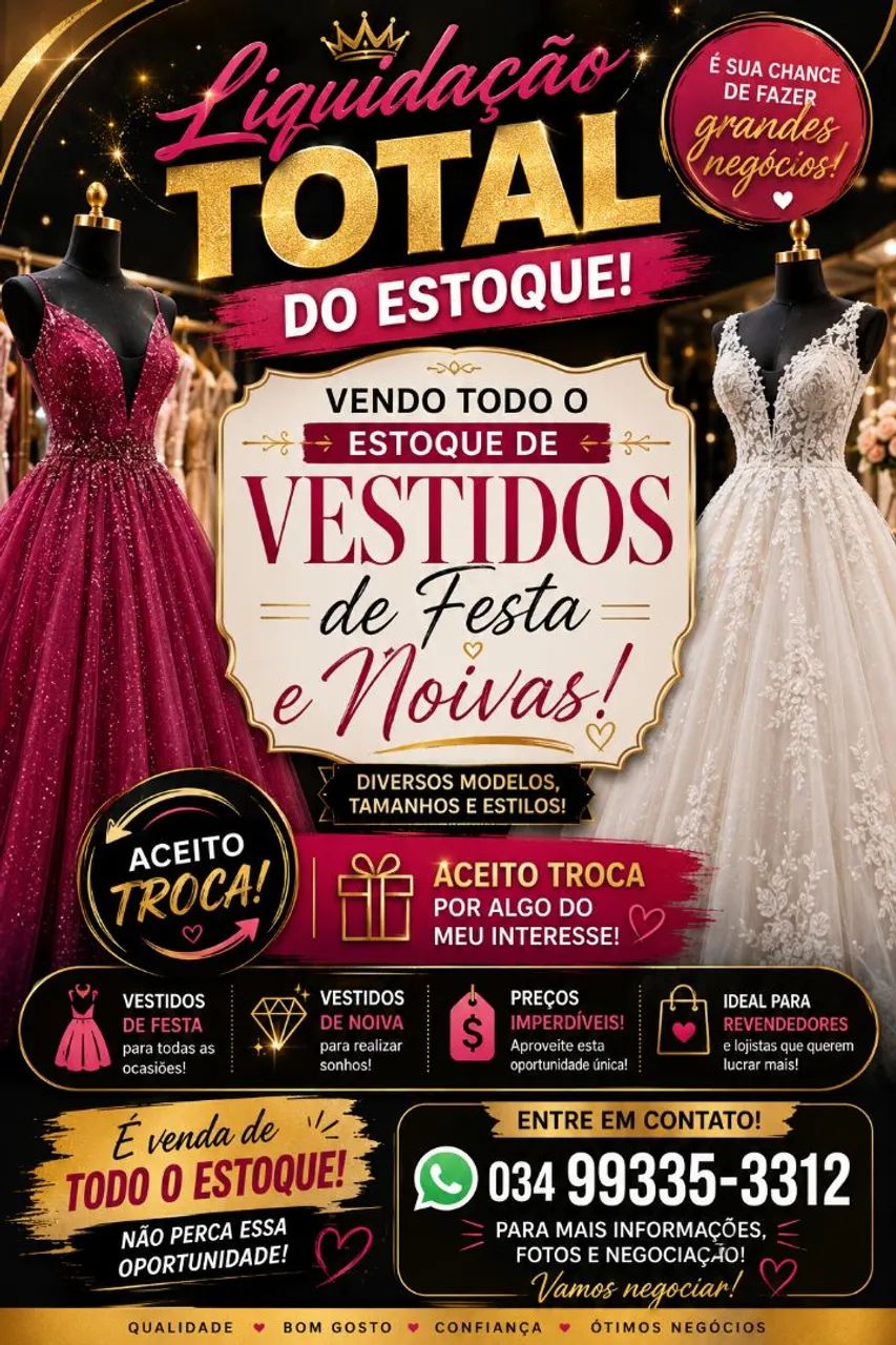 Vestidos festa ( loja ) VENDA 