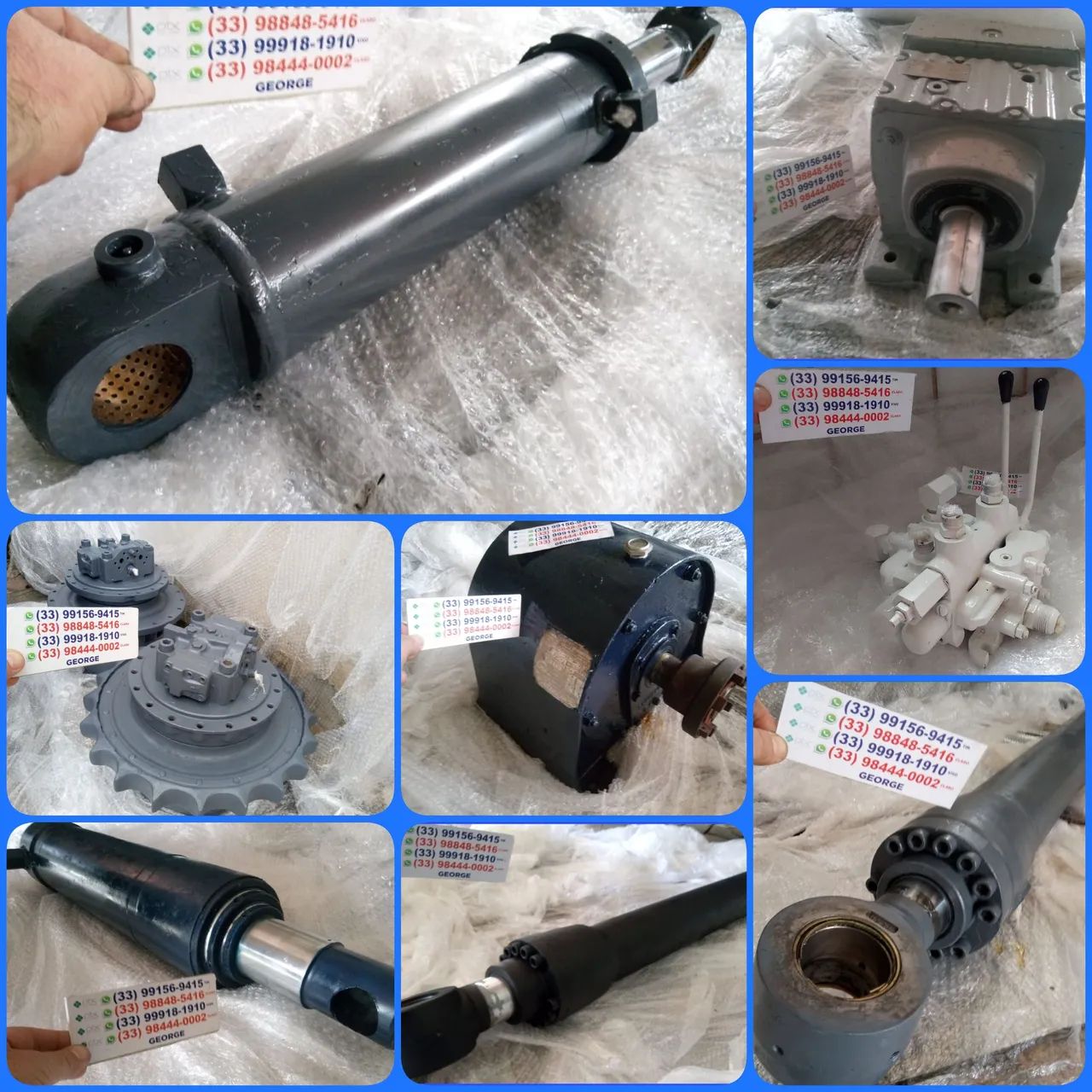 PERFURATRIZ GARRA FLORESTAL ROTATOR CILINDRO HIDRÁULICO REDUTOR COMANDO FINAL  - Foto 4