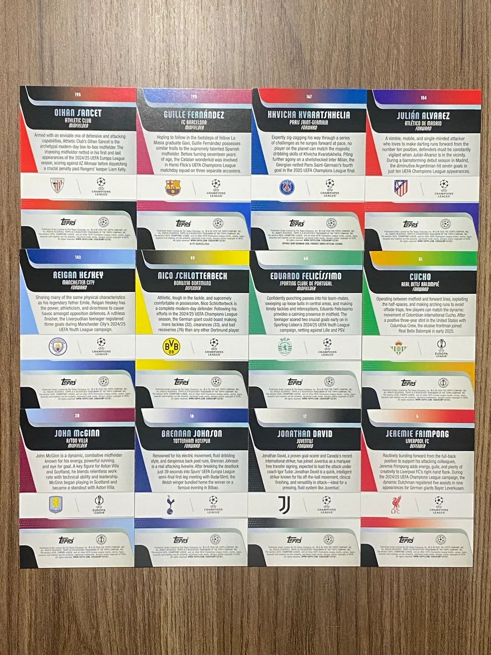 Lote de Cards Topps UEFA Flagship 25/26 - 12 unidades - Foto 2