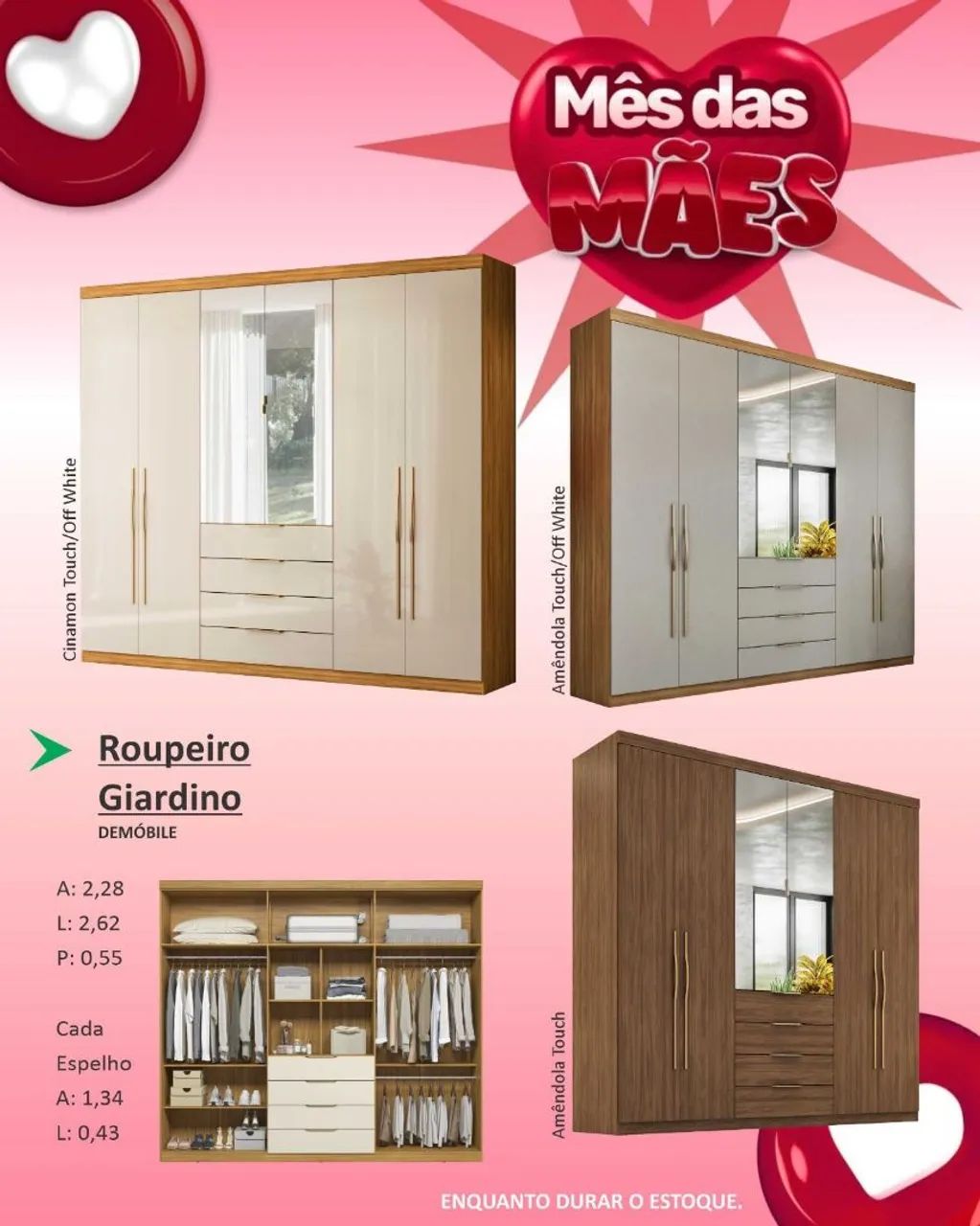 Guarda roupa casal 