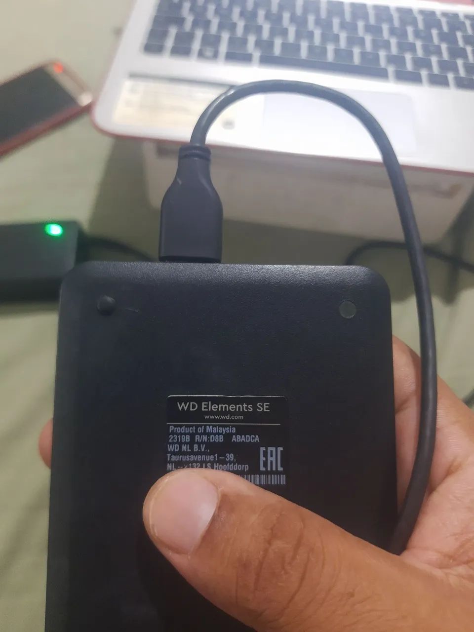 HD Externo 1tb Wd Elementos zero 