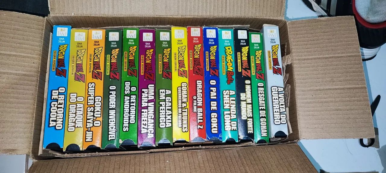 Coleção VHS DragonBallZ (14 unidades) - CDs, DVDs etc - Jardim