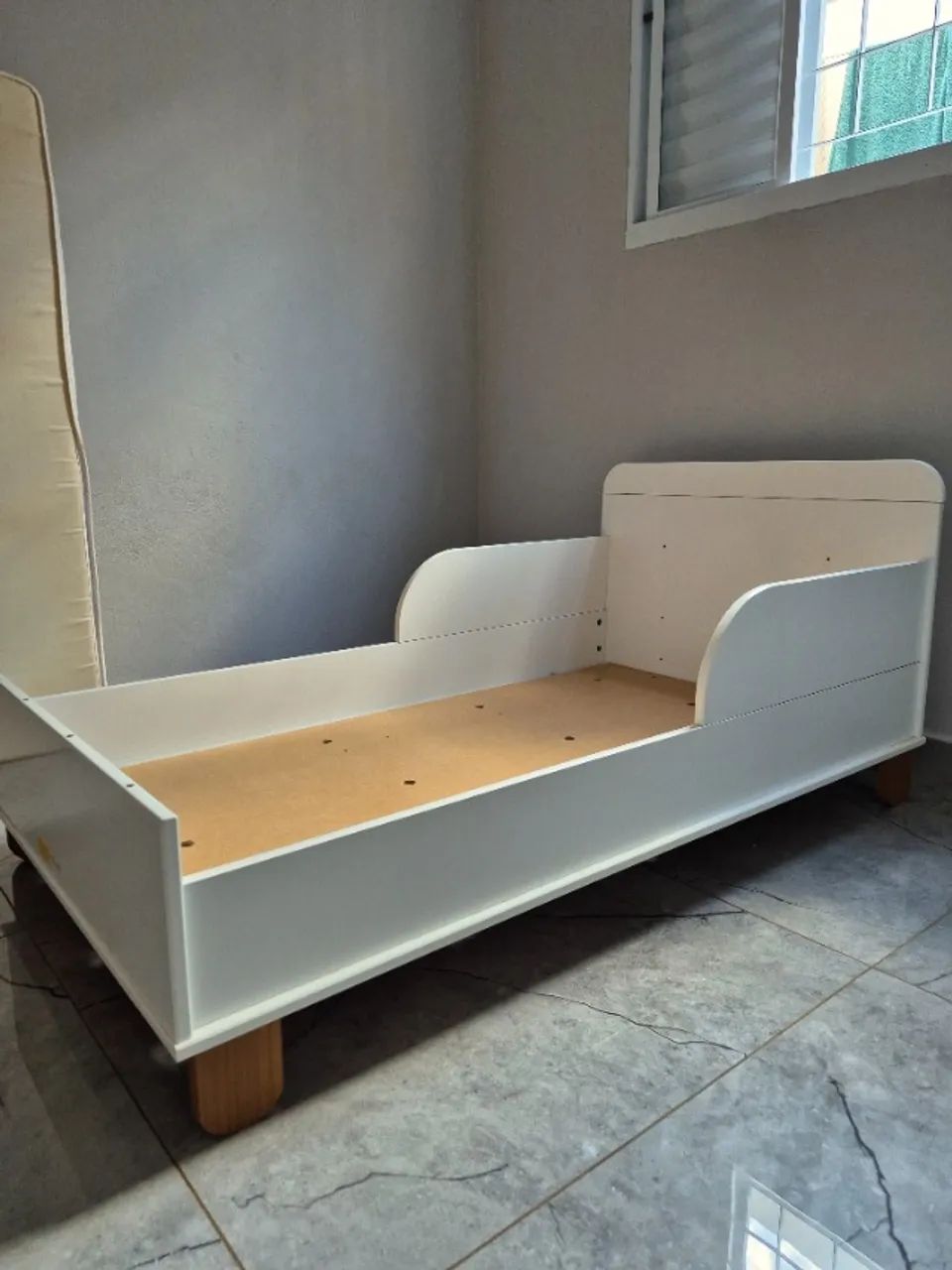 Mini cama + colchão Ortobom  - Foto 2