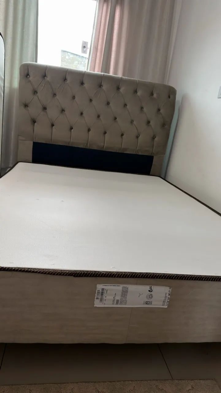 CAMA BOX + CABECEIRA 