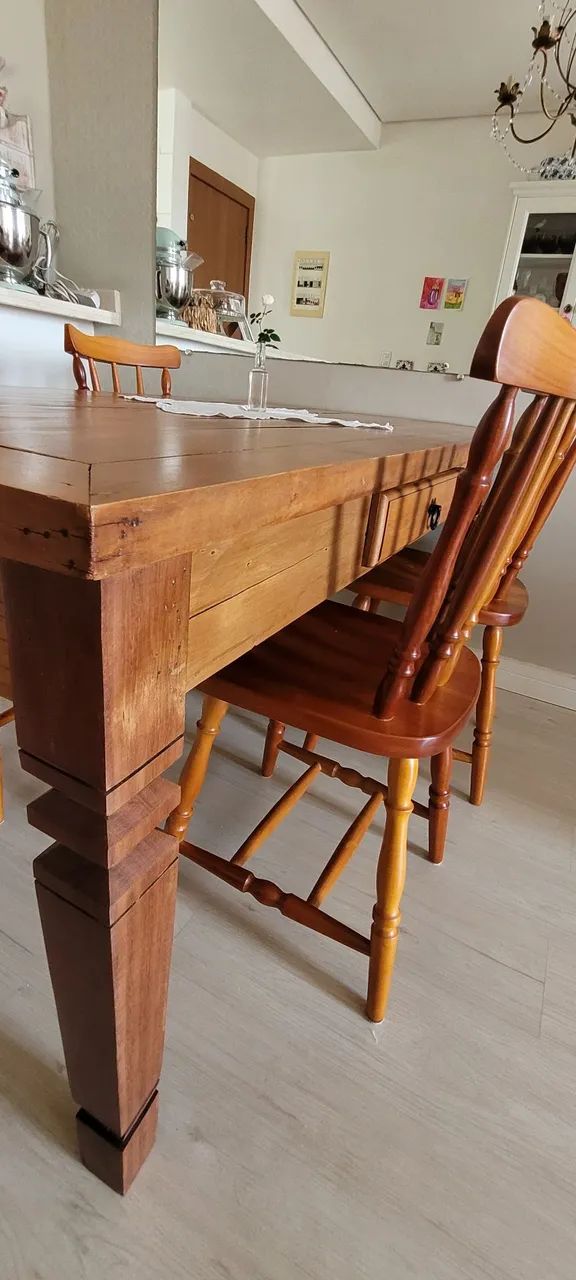 Mesa madeira  - Foto 2