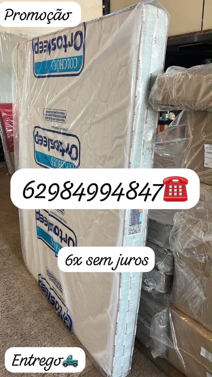 Colchao d20 casal novo
