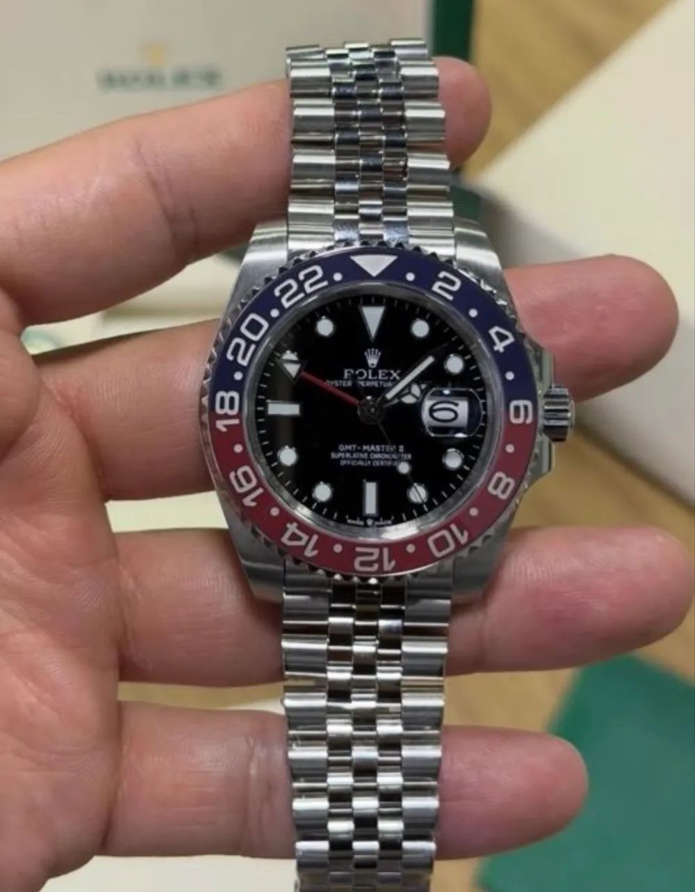 Relógio gmt Pepsi automático clean - Foto 2