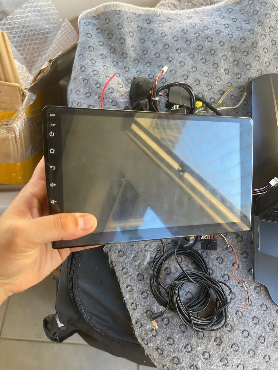 Multimídia 9pol 32gb CarPlay/AndroidAuto, Apps + câmera de ré