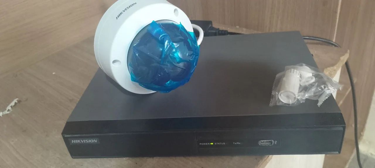 DVR hikvision + câmera dome hikvision c/ áudio  - Foto 3