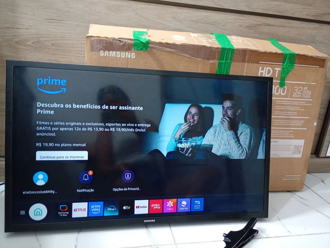 TV SMART 32 Samsung tizen com caixa (entrego) - Foto 5