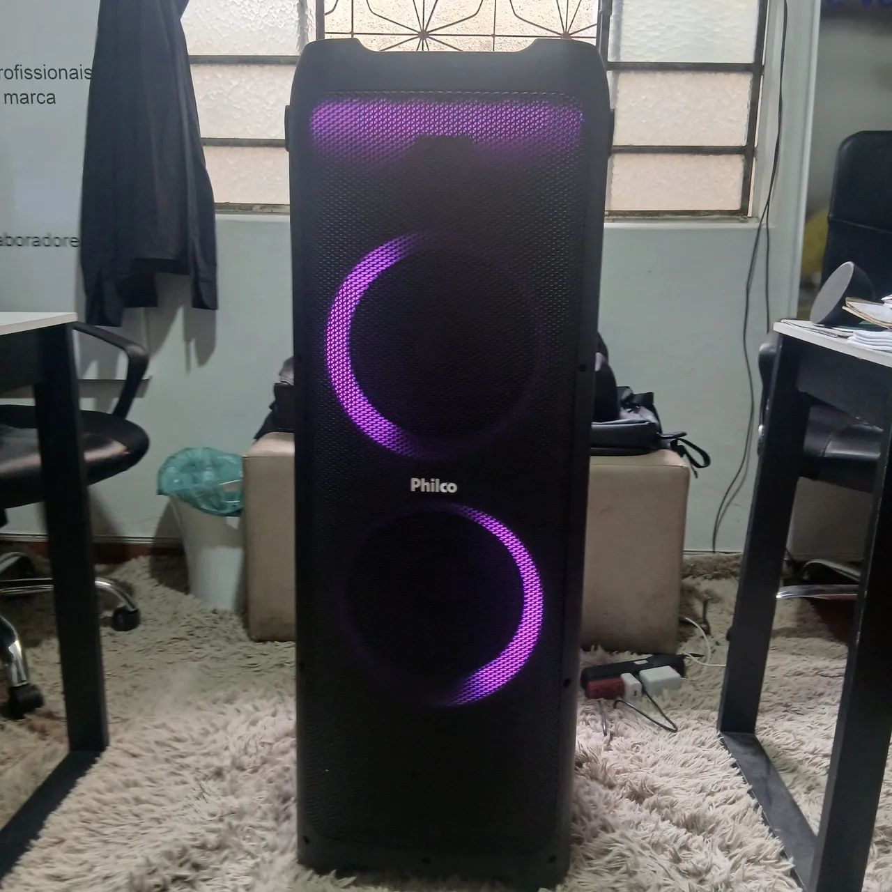 Caixa de Som profissional Philco