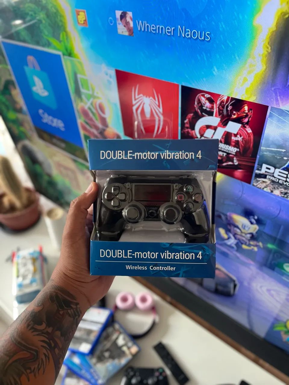 Controle ps4 - Foto 2