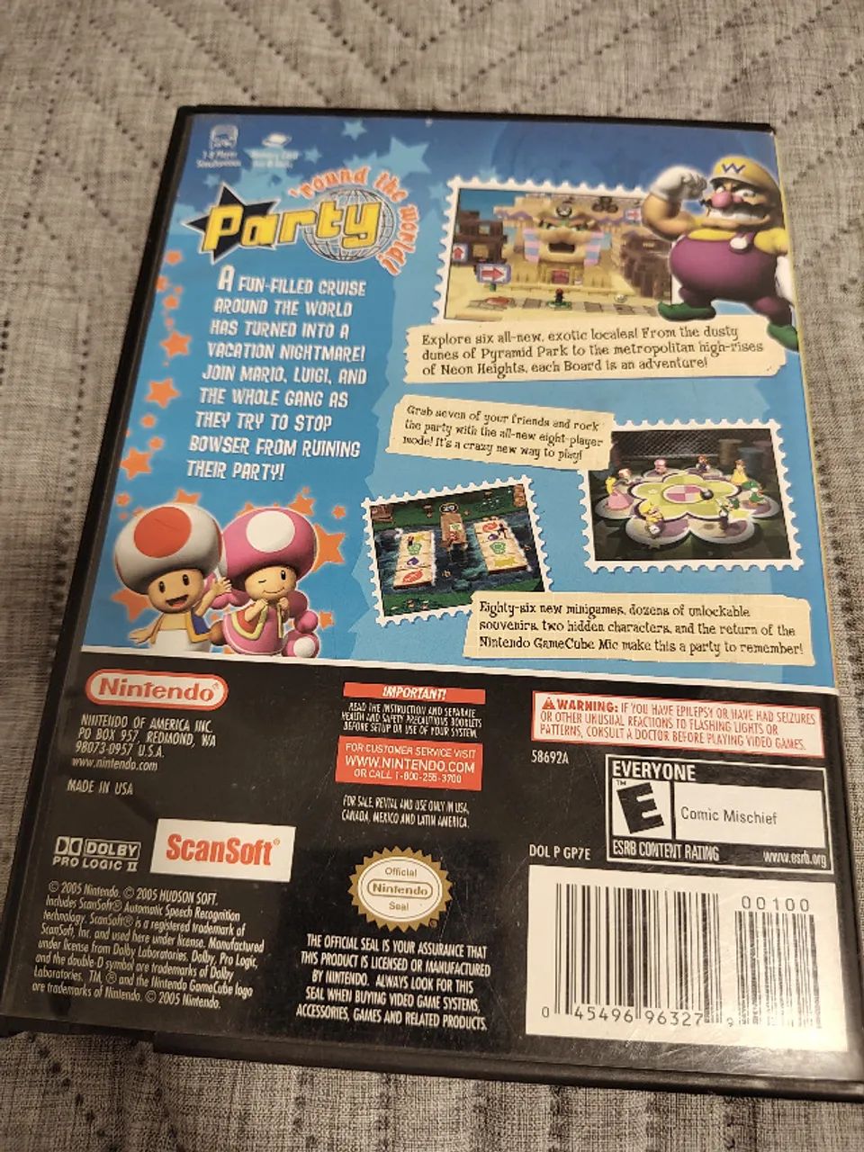 Caixa Mario Party 7 sem CD - Foto 4