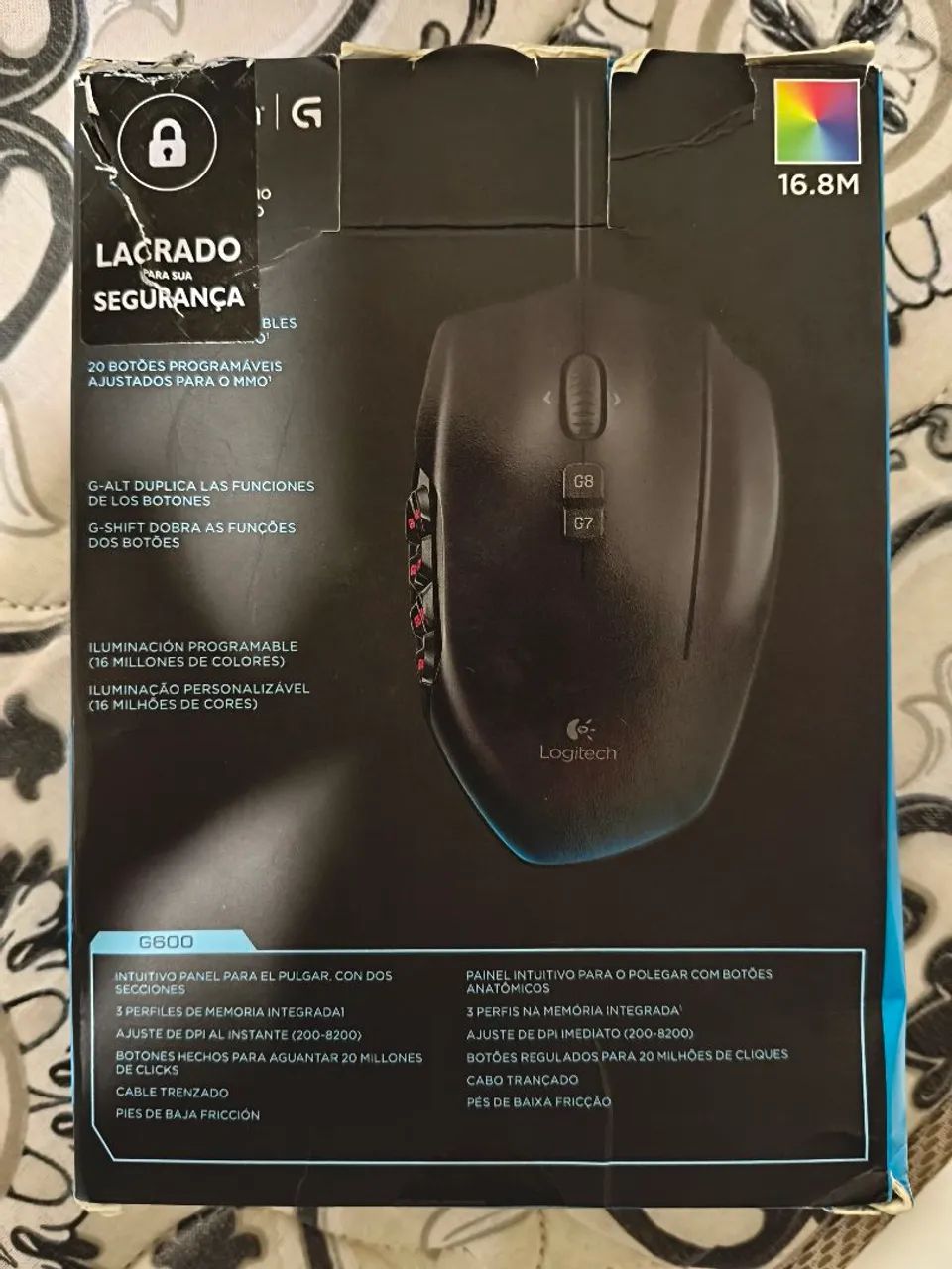 Mouse gamer Logitech G600 MMO - Foto 5