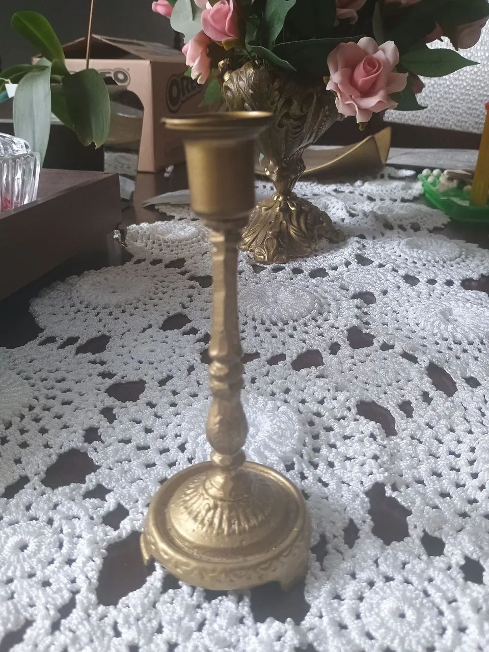 Castiçal de bronze