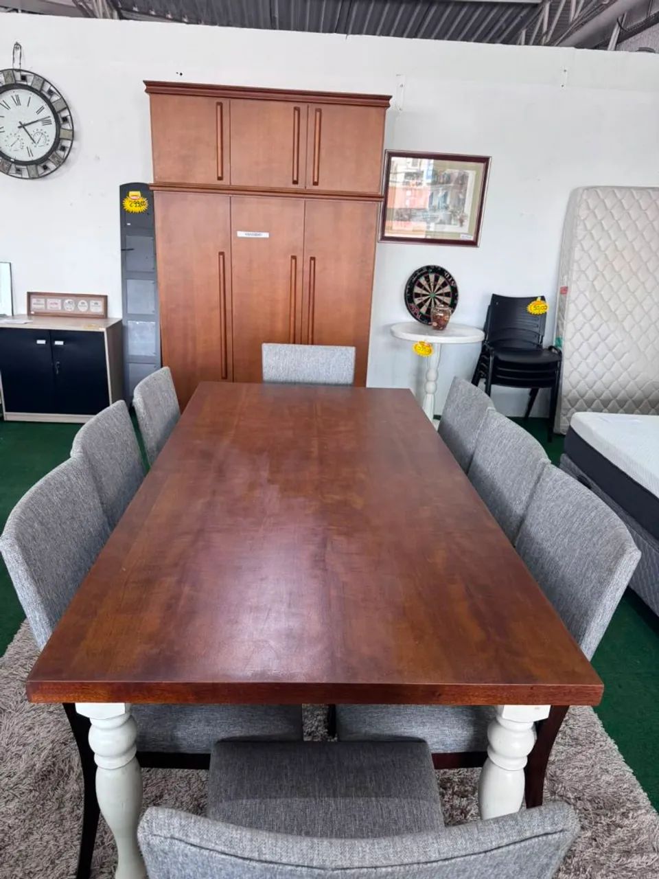 Mesa de Madeira de Alta Qualidade c 8 Cadeiras  - Foto 5