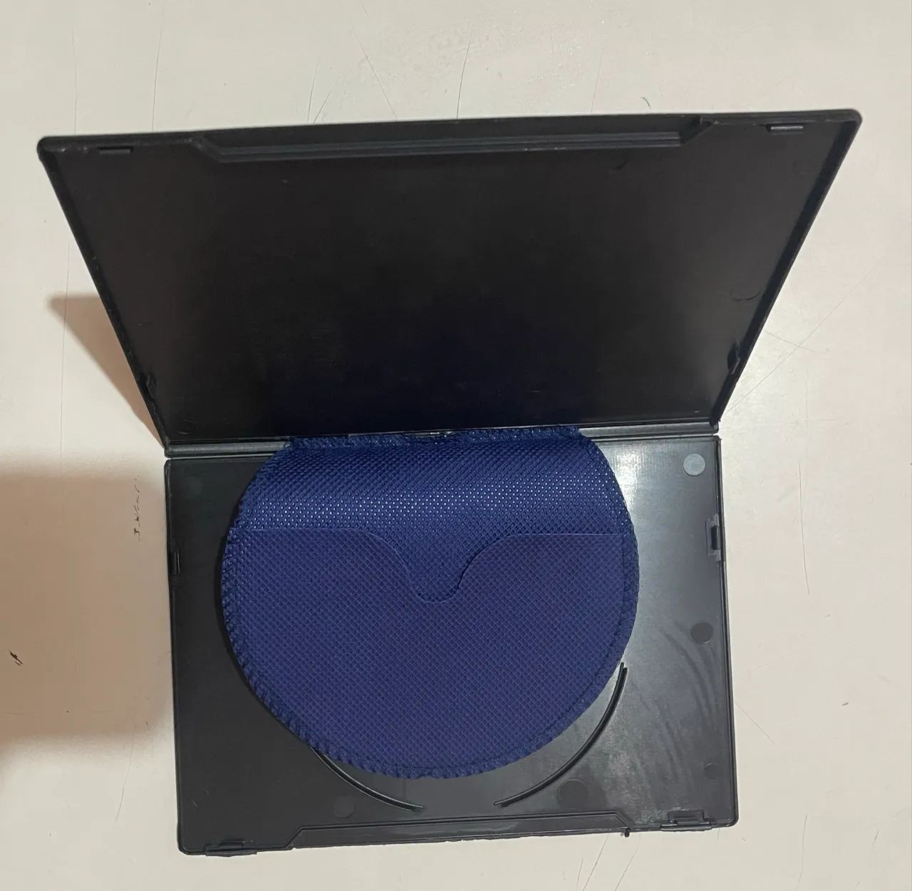 Estojo para guardar disco.